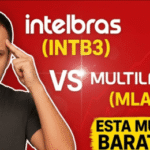 Comparativo financeiro para decidir entre as ações MLAS3 ou INTB3 no setor de tecnologia.