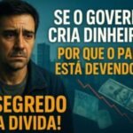 Infográfico sobre a Dívida Pública Brasileira e a rede global de credores e devedores.