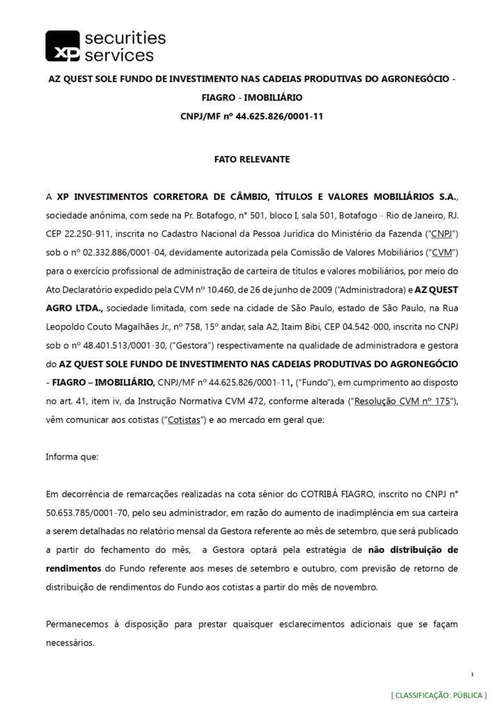 AAZQ11 não distribuirá rendimentos em setembro: o que os números mostram - plotos.com.br AAZQ11 não distribuirá rendimentos em setembro: o que os números mostram - plotos.com.br